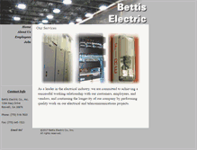 Tablet Screenshot of bettiselectric.com